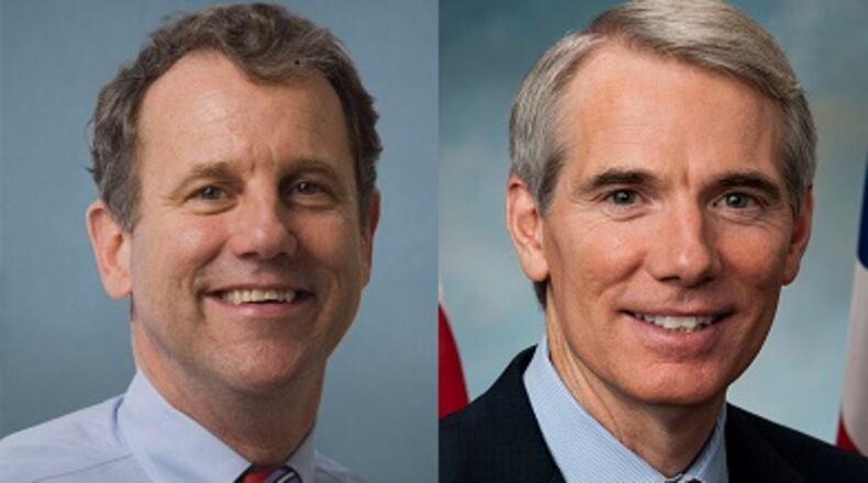 Senators Sherrod Brown and Rob Portman