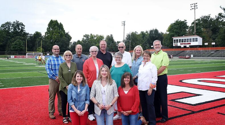 Standing left to right: Nathan Rentz, Mary Bowman, Bruce McKenzie, Dee Gillis, Pete Schinaman, Jackie Wahl, Jesse Chamberlain, Melissa Keller, Heather Bailey, Jim Ranft. Kneeling left to right: Sarah Worley, Diana Featherstone, Claire Timmer. Not Pictured: Dave Grim.