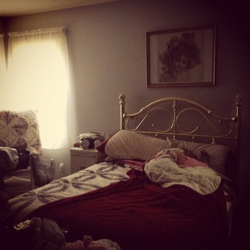 Grandma sleeps a lot lately.