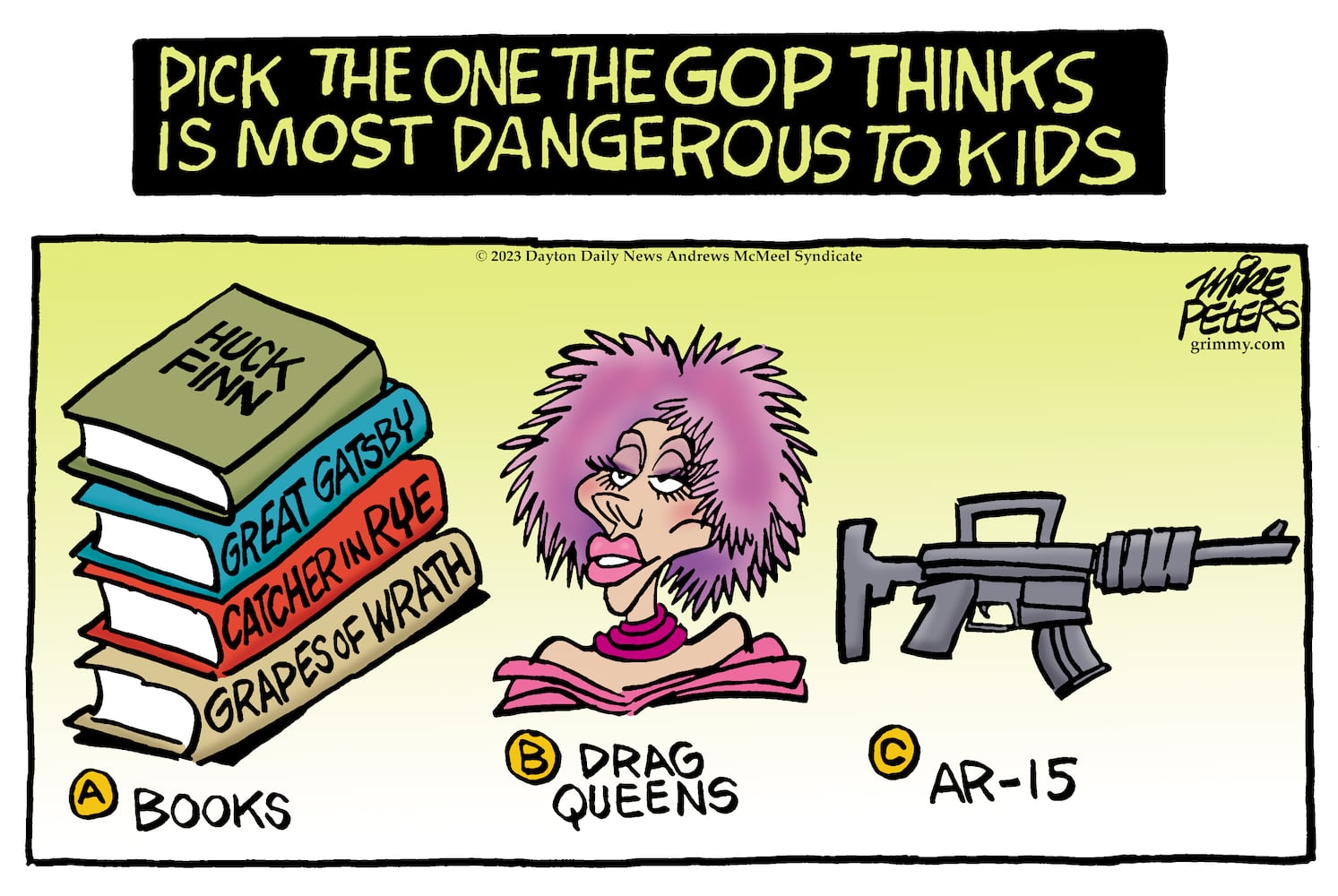 WEEK IN CARTOONS: Trump indictment, school shooting and more