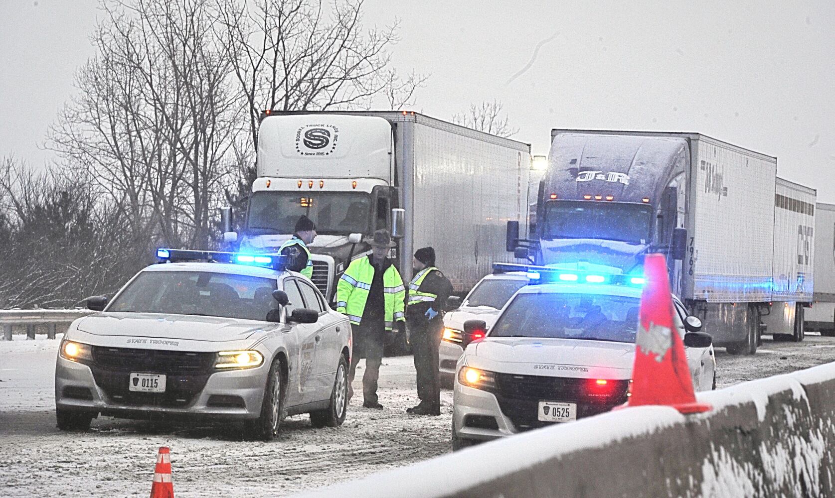 PHOTOS: Crashes on area highways after winter weather