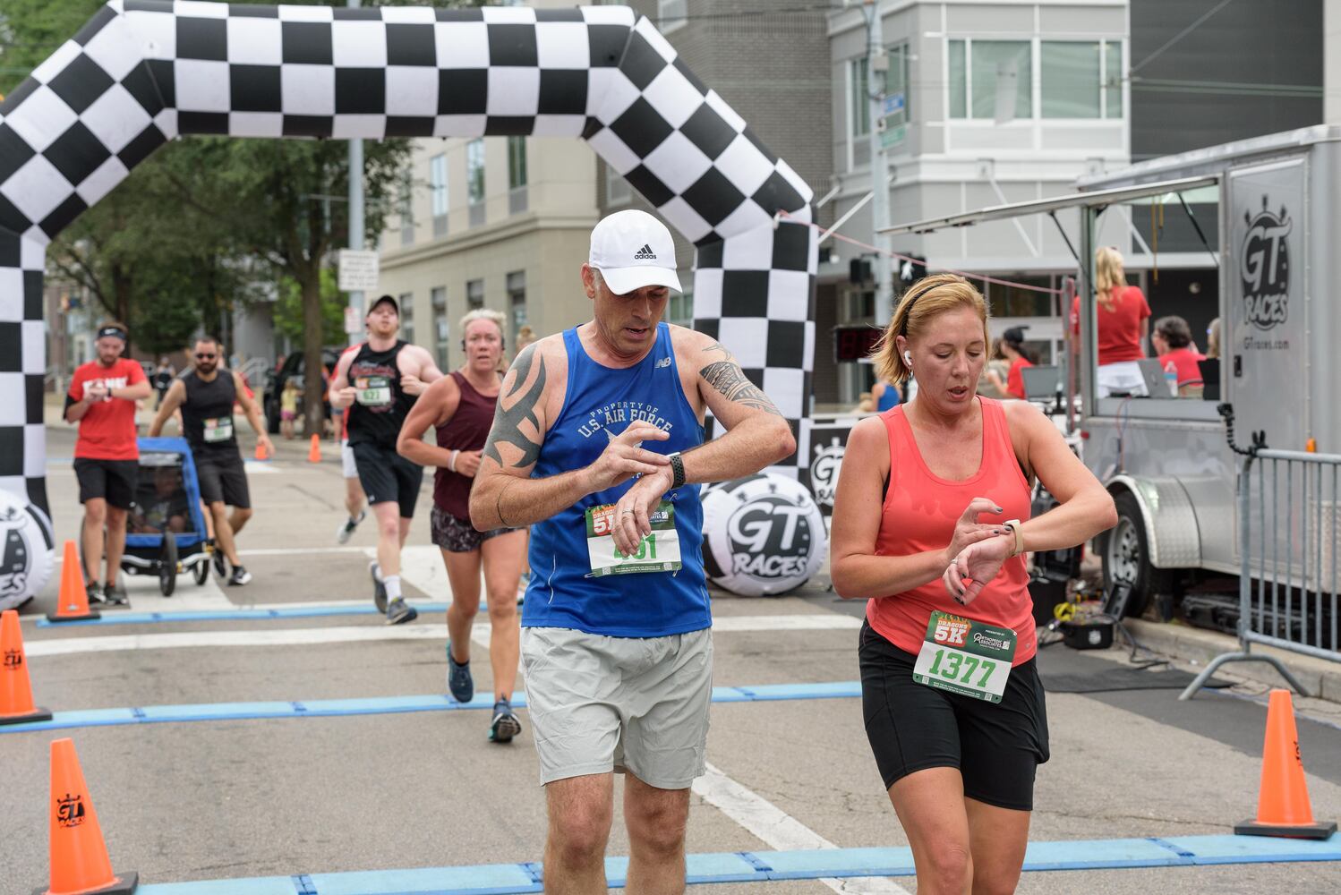 PHOTOS: Did we spot you running in the Dragons 5K at Day Air Ballpark?