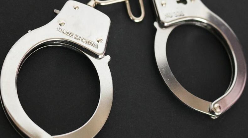 Stock photo of handcuffs.