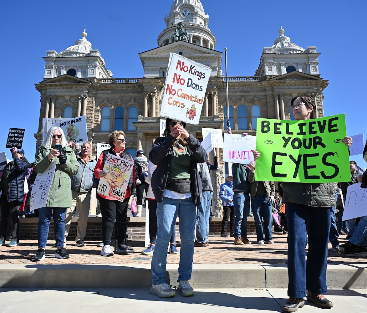 No Kings protest in Troy