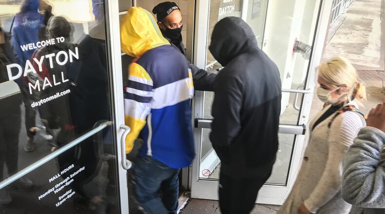 The Dayton Mall opened it's doors after months of closing because of COVID-19.