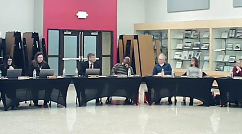 The Huber Heights Board of Education. Courtesy of Huber Heights Schools.