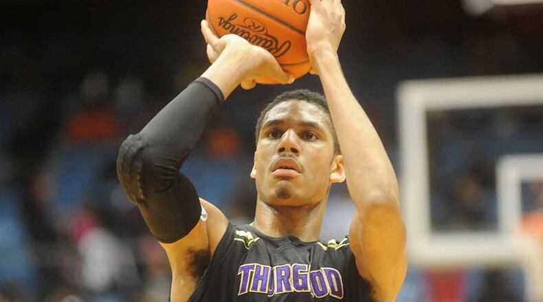 Sophomore center Derrick Daniels had 14 points, seven rebounds and two blocks in a 60-59 loss to Dunbar in a boys high school basketball game at UD Arena on Sunday, Feb. 16, 2014.