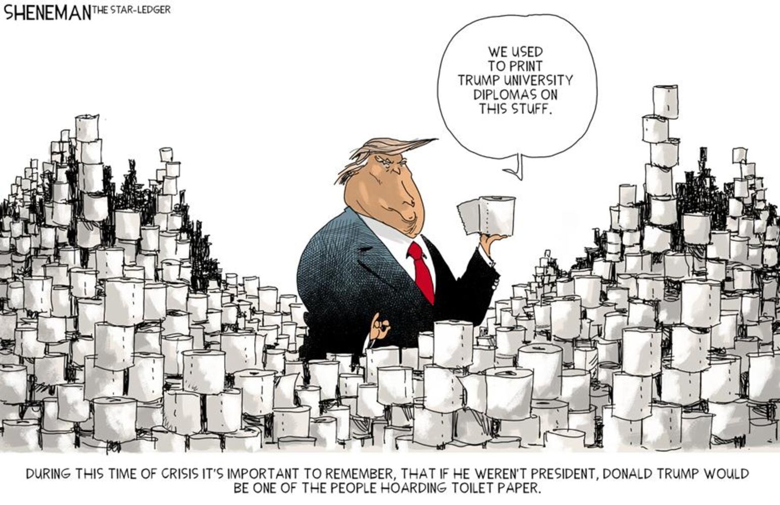 Week in cartoons: Surgical mask shortage, the economy and more