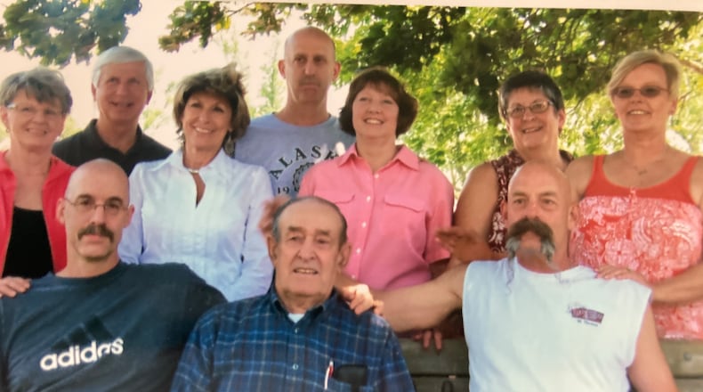 Daniel Todd and family in Iowa for his dad's 80th birthday.