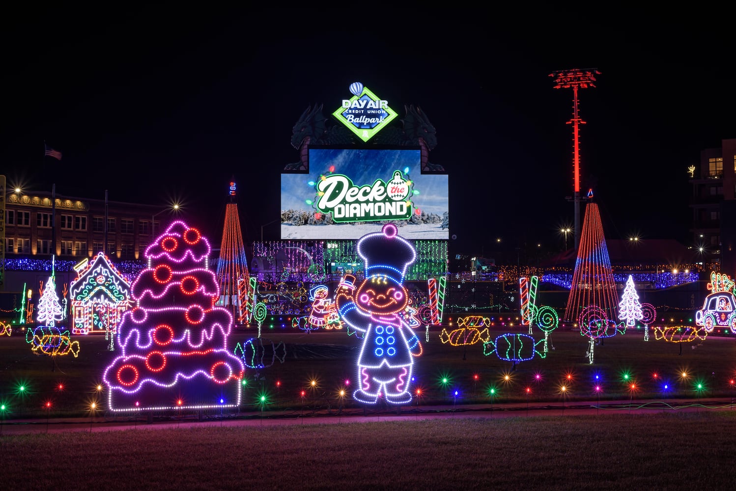 PHOTOS: Deck the Diamond at Day Air Ballpark