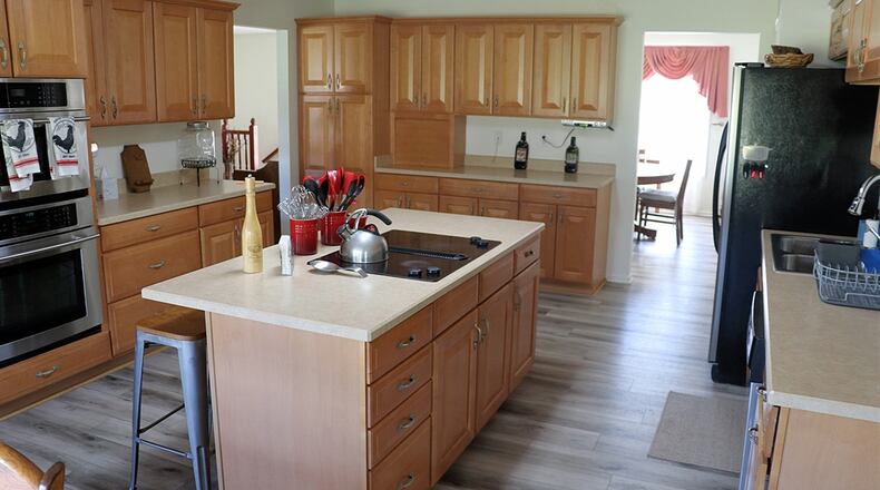 The spacious kitchen has workspace, counter space and cabinetry for just about every need. Contributed photos by Kathy Tyler