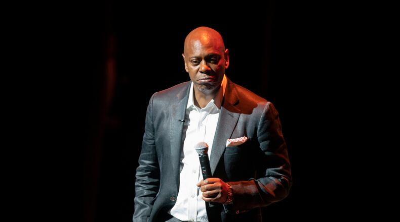 Dave Chappelle will host his 2023 summer comedy shows beginning July 6-8 in Yellow Springs. (AP Photo/Gemunu Amarasinghe)
