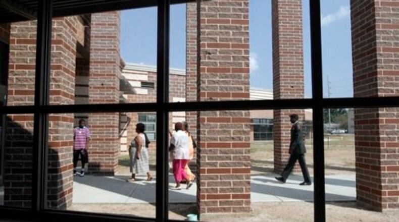 Dayton Public Schools held a public grand opening for the new Meadowdale High School Sunday Aug. 29. This is the 17th building to open in the new school construction program. The new building features cutting edge classroom technology, large windows that allow natural light and is a certified LEED (Leadership in Energy & Environmental Design) GOLD by the United States Green Building Council.