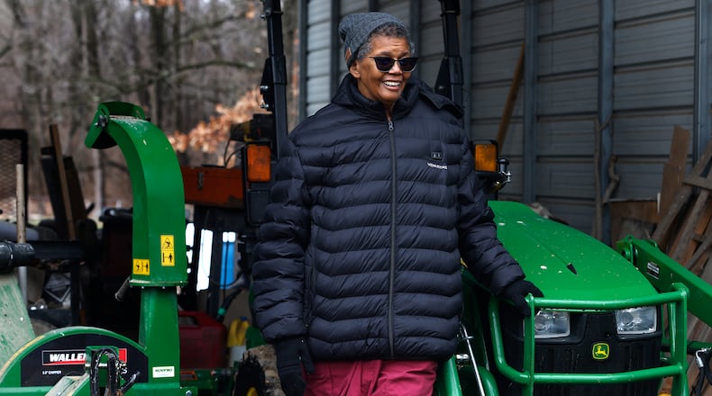 Riverside farmer Sharifa Tomlinson. MARSHALL GORBY\STAFF