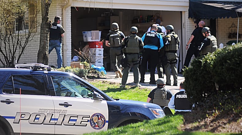 Kettering police are seeking a homeland security grant to fund a mobile barrier for increased safety at crime scenes, such as incidents involving SWAT team members. Marshall Gorby/Staff