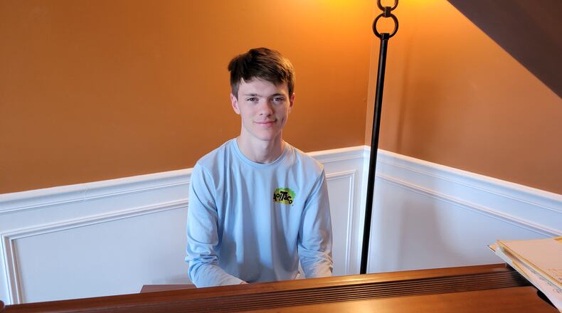 Liam Utt (pictured), Jason Xiao and Sam Martin, recent recipients of scholarships from Dayton Music Club, will perform at the local organization’s annual scholarship benefit concert at Christ United Methodist Church in Kettering on Sunday, May 2. CONTRIBUTED