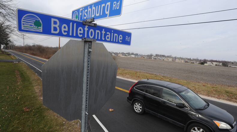 A company is planning to build a development at the corner of Fishburg and Bellefontaine Roads in Huber Heights. MARSHALL GORBY\STAFF