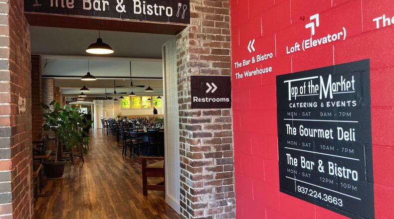 The Bar & Bistro is located inside Top of the Market at 32 Webster Street in downtown Dayton.