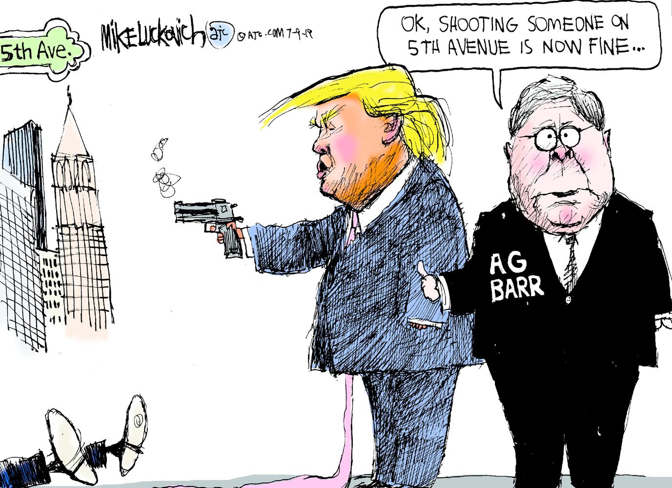 Week in cartoons: U.S. women’s soccer, Ross Perot and more