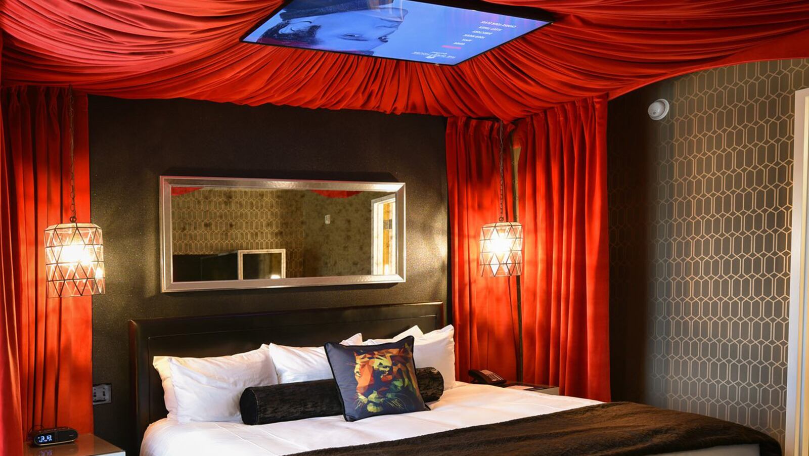 The King Suite at The Guest House at Graceland, an Elvis Presley-inspired hotel that just opened on property adjacent to the Graceland Mansion in Memphis. (The Guest House at Graceland)