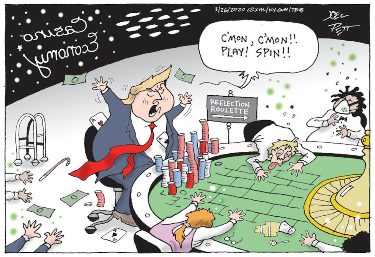 Week in cartoons: Surgical mask shortage, the economy and more