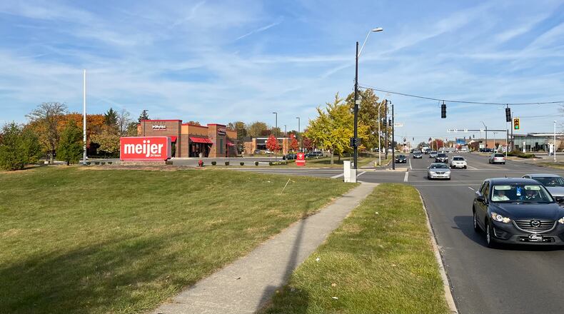 A restaurant new to the Dayton-area market is planned for a vacant site on Meijer land on Wilmington Pike in Kettering. JEREMY KELLEY/STAFF