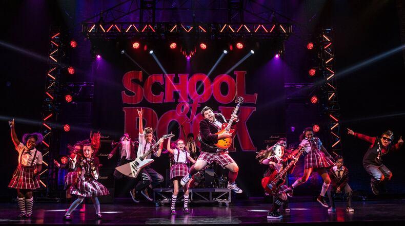 The cast of the School of RockTour. CONTRIBUTED PHOTO BY MATTHEW MURPHY