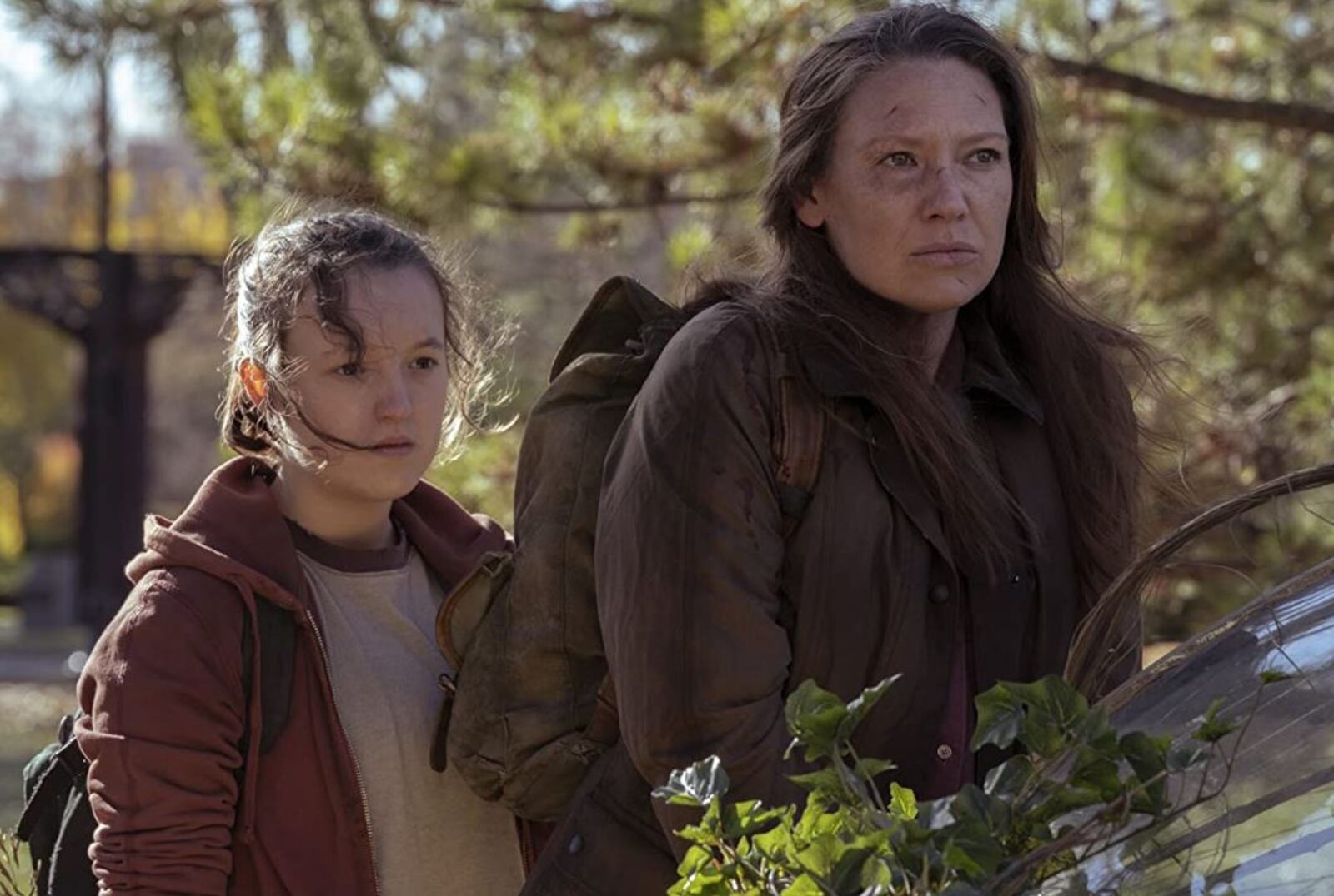 Bella Ramsey (left) and Anna Torv in "The Last of Us," a new hit series on HBO. CONTRIBUTED