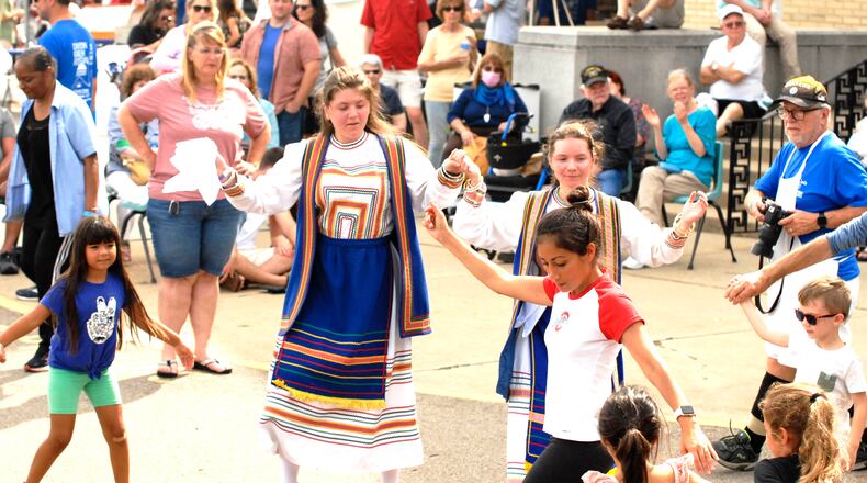 The Greek Festival at Annunciation Greek Orthodox Church will take place the weekend of Sept. 6-8. Greek dancing, music and food are featured during the three-day event. Visitors to the the festival also have the opportunity to tour the church and learn about the Greek Orthodox faith and its traditions. David A. Moodie/Contributing Photographer