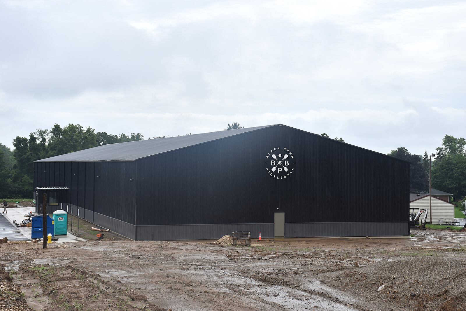 Black Barn Pickleball at 4740 Linden Ave. in Riverside could be weeks away from opening. CORNELIUS FROLIK / STAFF