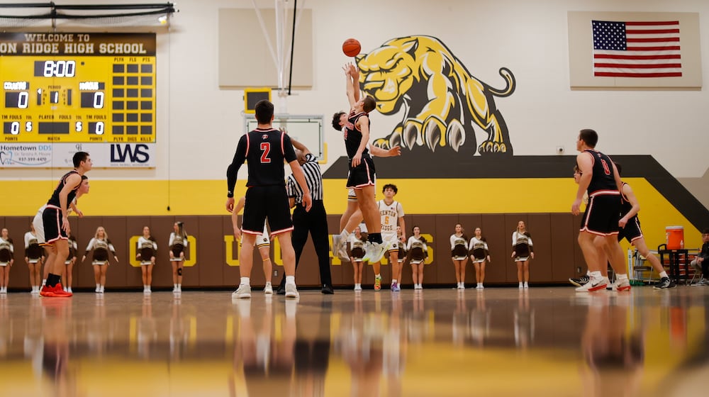 The Kenton Ridge High School boys basketball team beat Tecumseh 69-58 on Friday, Dec. 5, 2025 in Springfield. MICHAEL COOPER / STAFF PHOTO