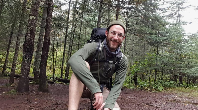 This undated photo provided by Michael Pretti shows Alex J. Pretti, the man who was shot by a federal officer in Minneapolis on Saturday, Jan. 24, 2026. (Michael Pretti via AP)