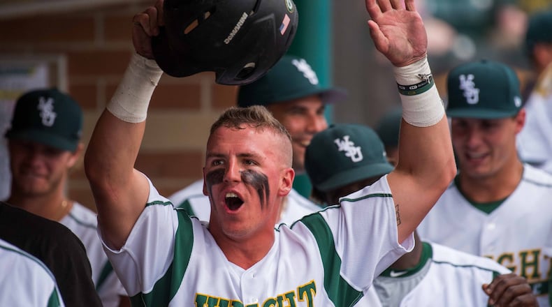 Wright State’s Peyton Burdick against UIC last season in the Horizon League championship game. Joseph Craven/CONTRIBUTED