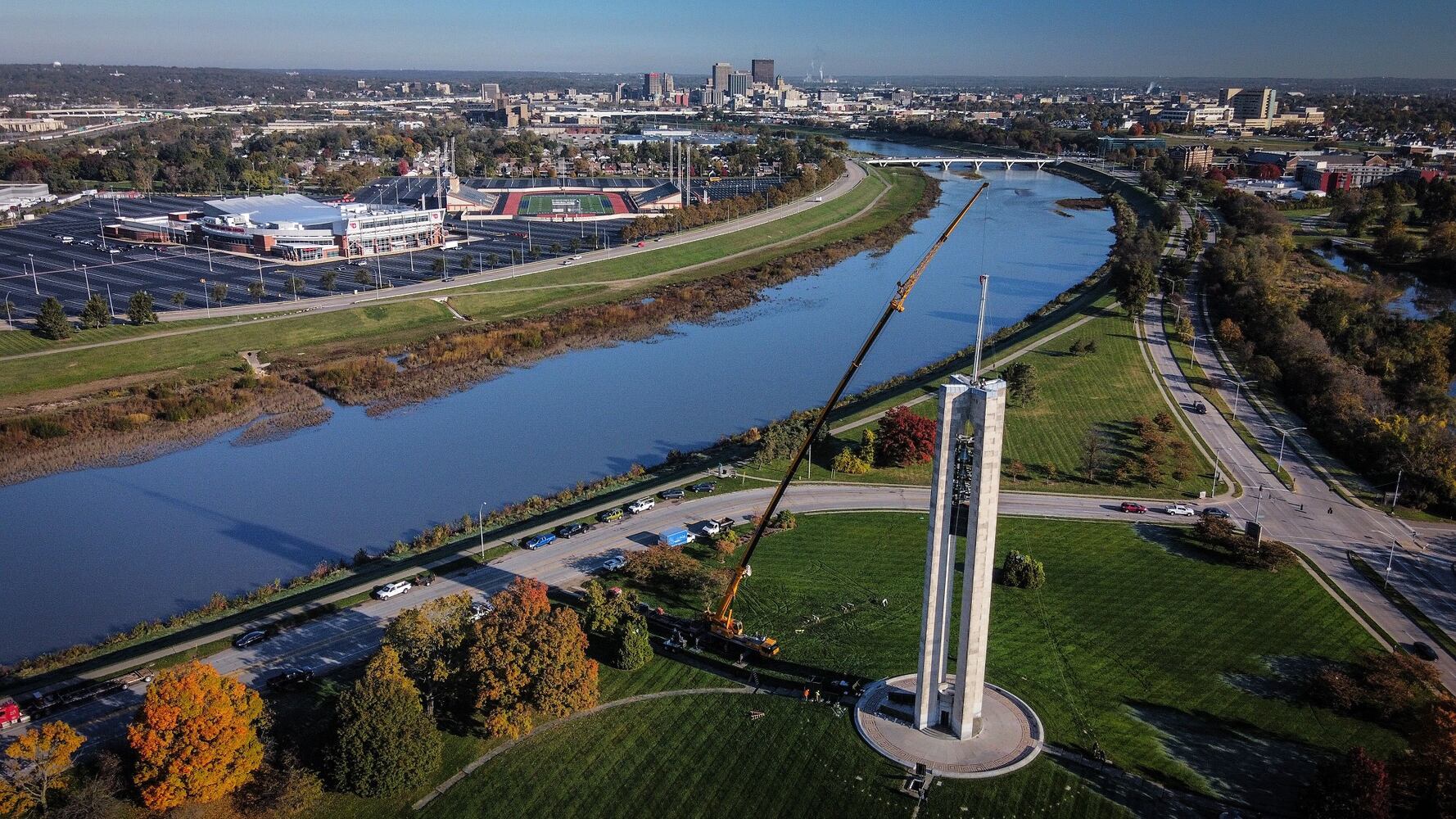 PHOTOS: Carillon’s Tree of Light beginning to take shape