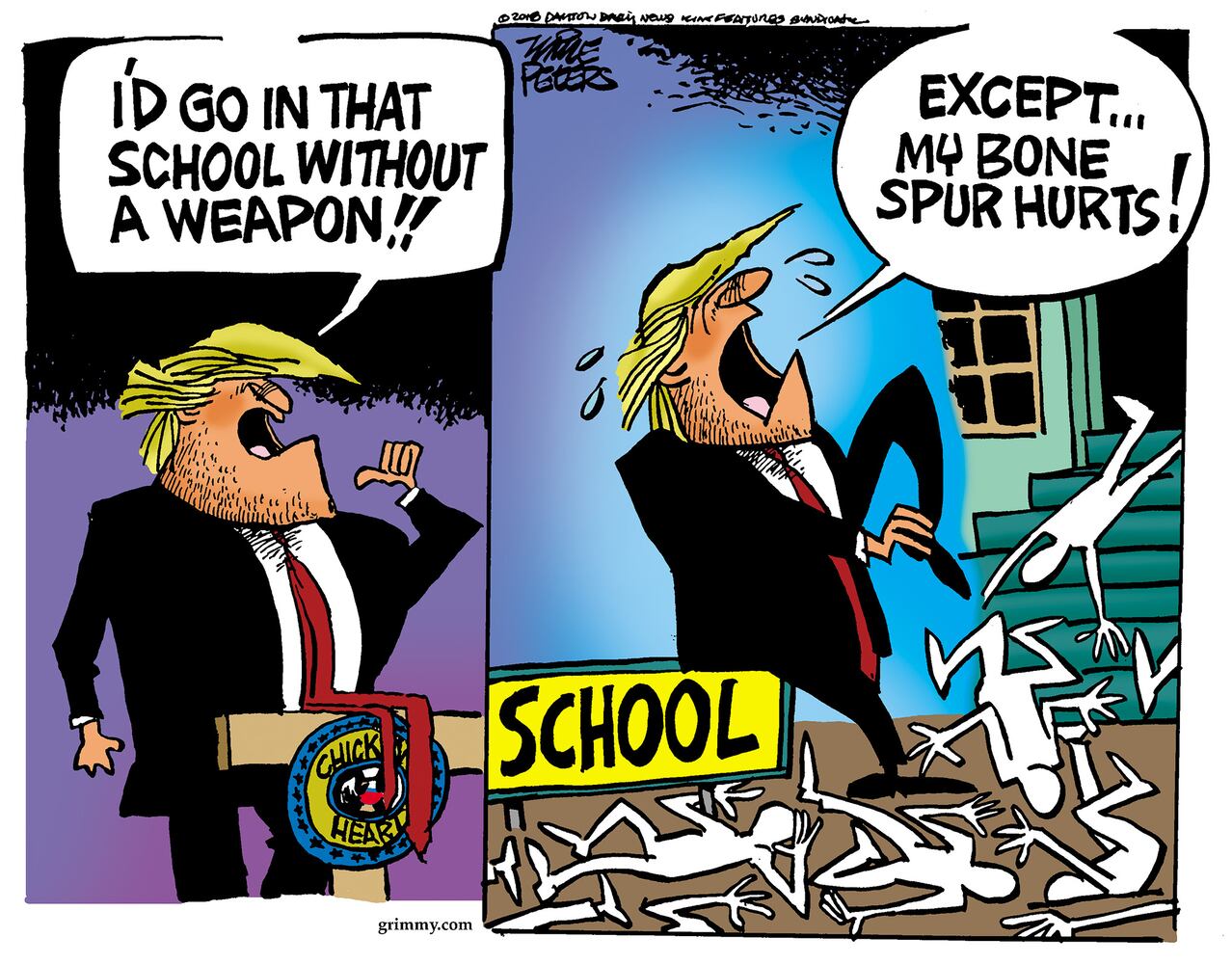 Week in cartoons: The NRA, arming teachers and more