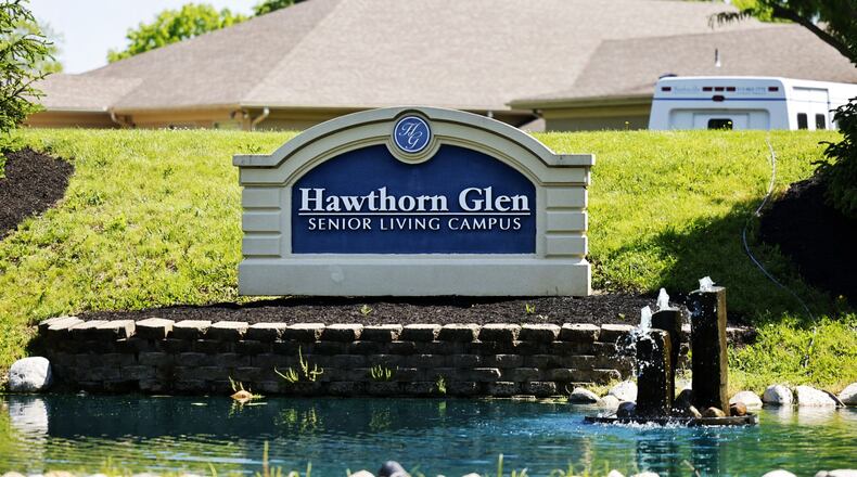 Monroe Fire Department was dispatched before 5 a.m. Sunday, May 15, 2022 to Hawthorne Glen Nursing Home on 5414 Hankins Road in Monroe in reference of a fire alarm activation. NICK GRAHAM/STAFF