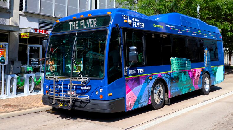 RTA is launching its new downtown circular bus service, The Flyer, on Nov. 9, 2018.