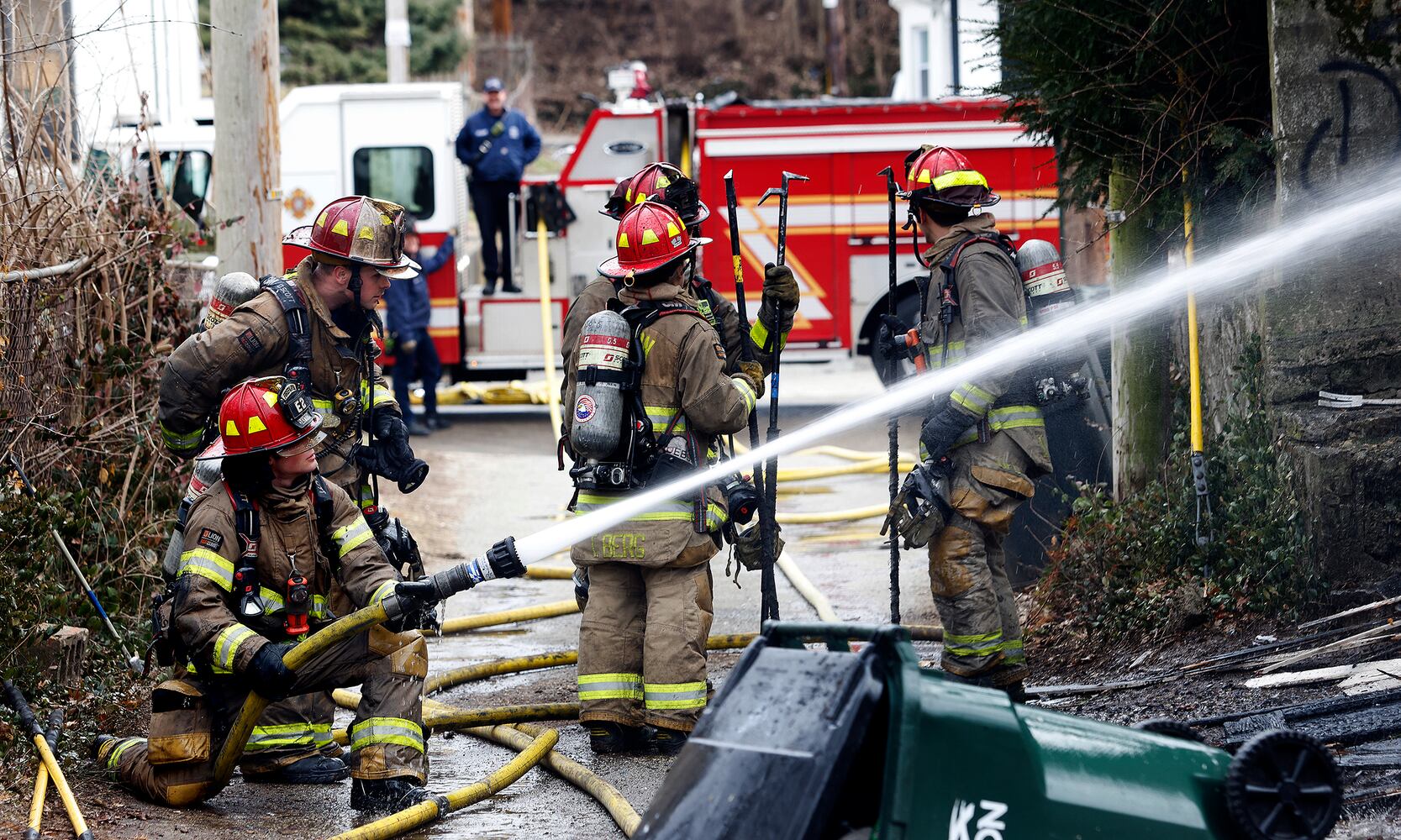 Garage Fire Glencoe Ave
