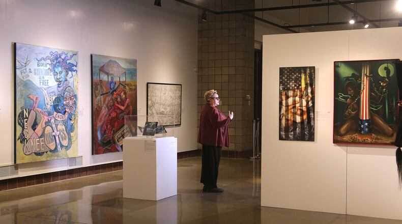 Rosa Rojas, curator at the National Afro-American Museum and Cultural Center, put together the 2020 Art of Soul! exhibition. She hosts a virtual tour of the show. LISA POWELL / STAFF