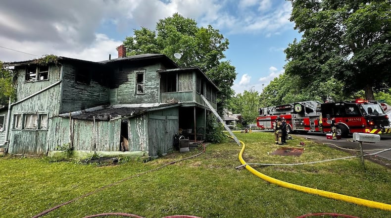 The Miami Valley Fire District was dispatched to two house fires at roughly the same time early Friday evening, June 16, 2023, in Miami Twp. CONTRIBUTED