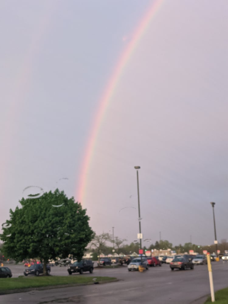 PHOTOS: Double rainbow touches Miami Valley