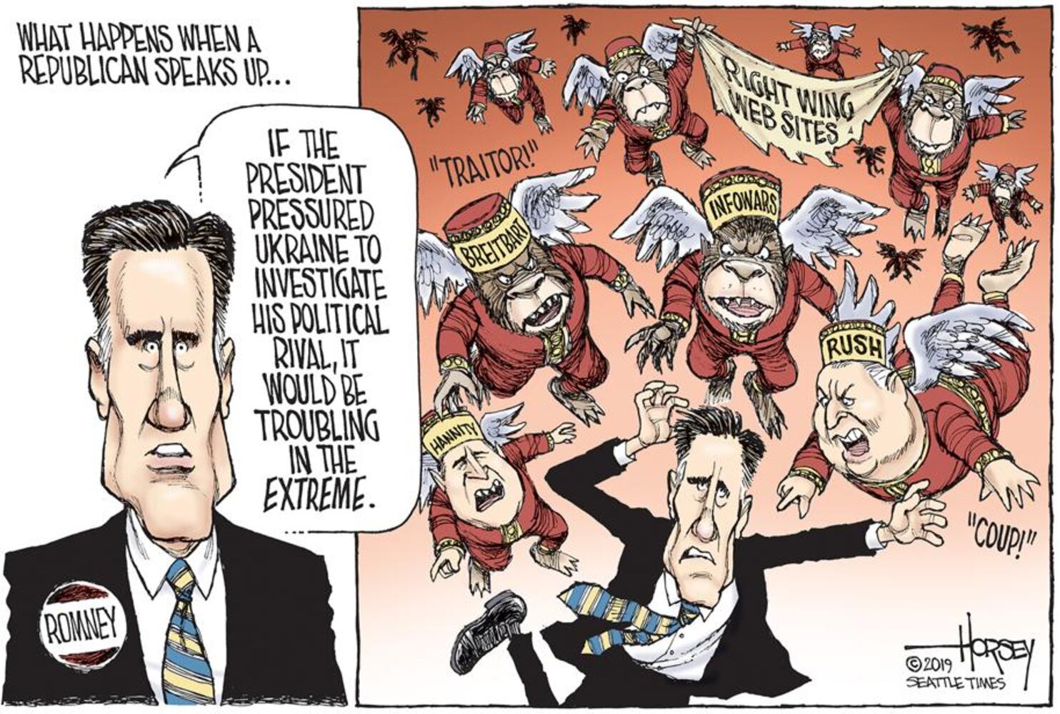 Week in cartoons: Impeachment inquiry, China and more