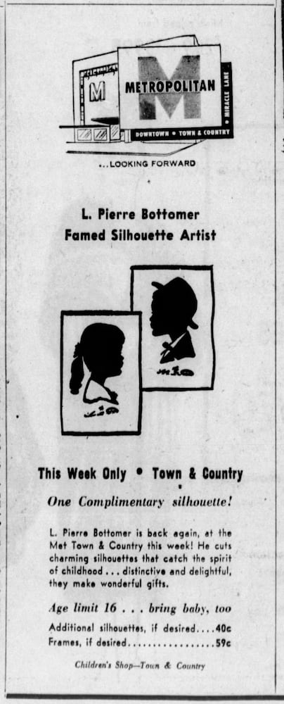 Town and Country shopping center advertisements