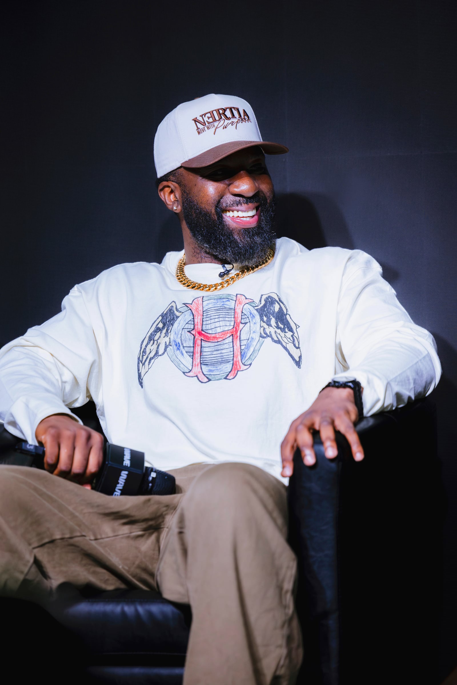 This nndated photo shows Kazeem Famuyide, cohost of the podcast "7 p.m. in Brooklyn" and "The Wringer Wrestling Show." (Jazmyn Le/Kazeem Famuyide via The AP)