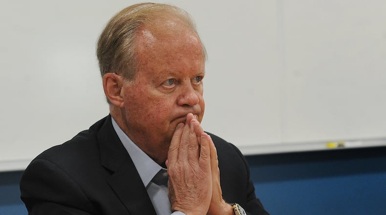 Tony Hall talks to the Dayton Daily News Thursday July 14, 2022.
MARSHALL GORBY\STAFF