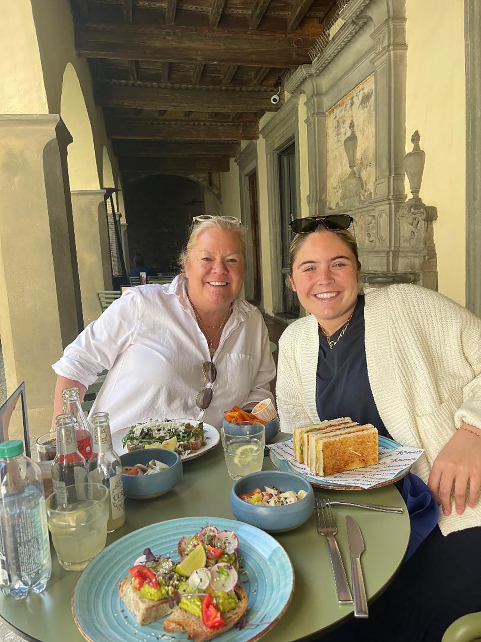 Carrie Dorger (L) and her daughter Lucy in the spring of 2023. Lucy studied abroad in Florence and Dorger visited her there. CONTRIBUTED