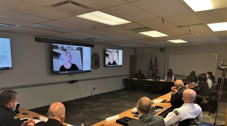 A Dayton use-of-force committee held a meeting on Tuesday, Feb. 22, at the Dayton Safety Building. CORNELIUS FROLIK / STAFF