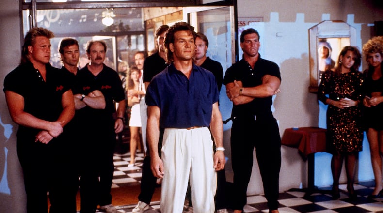 Patrick Swayze stars as a cool-headed barroom bouncer hired to clean up a rowdy Missouri tavern in "Road House," 1989. (Peter Sorel/Metro-Goldwyn-Mayer/United Artists)