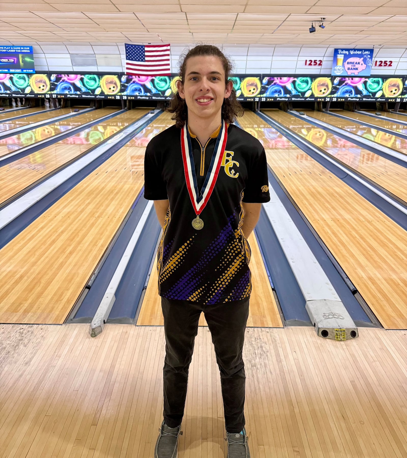 Emmanuel Christian junior Gabe Amos earned a second-place individual finish at the boys D-2 sectional tournament. CONTRIBUTED