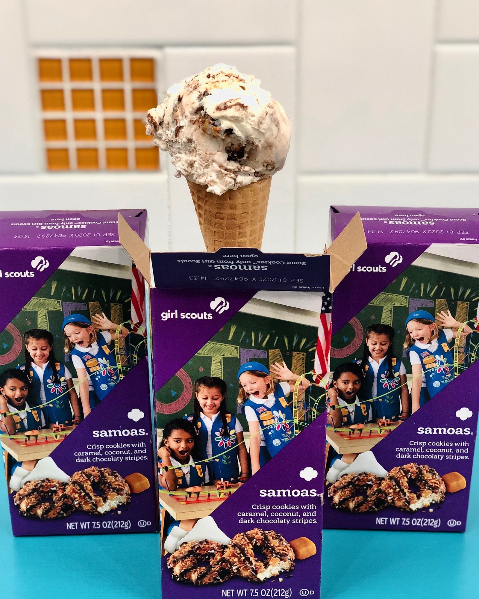 Jubie’s Creamery has two Girl Scout inspired ice cream flavors (CONTRIBUTED PHOTO).
